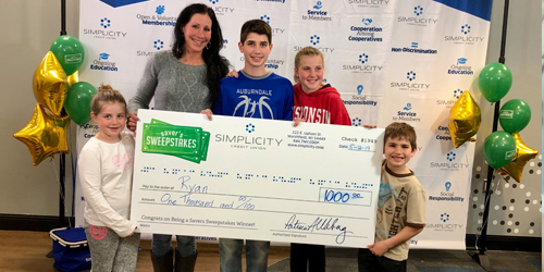 Saver's Sweepstakes Quarterly Winners